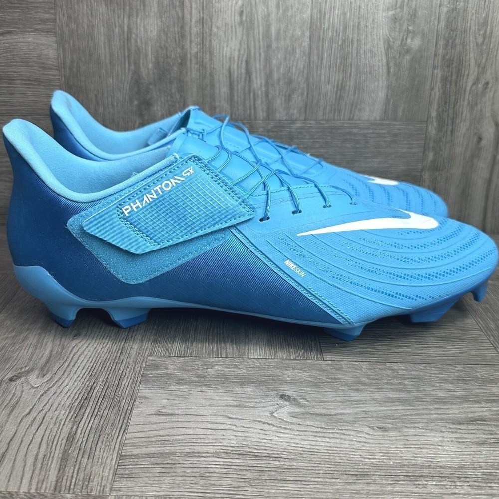 Nike Phantom GX 2 Academy EasyOn Mens 12 Blue New Soccer Cleats FD6724-400 FG